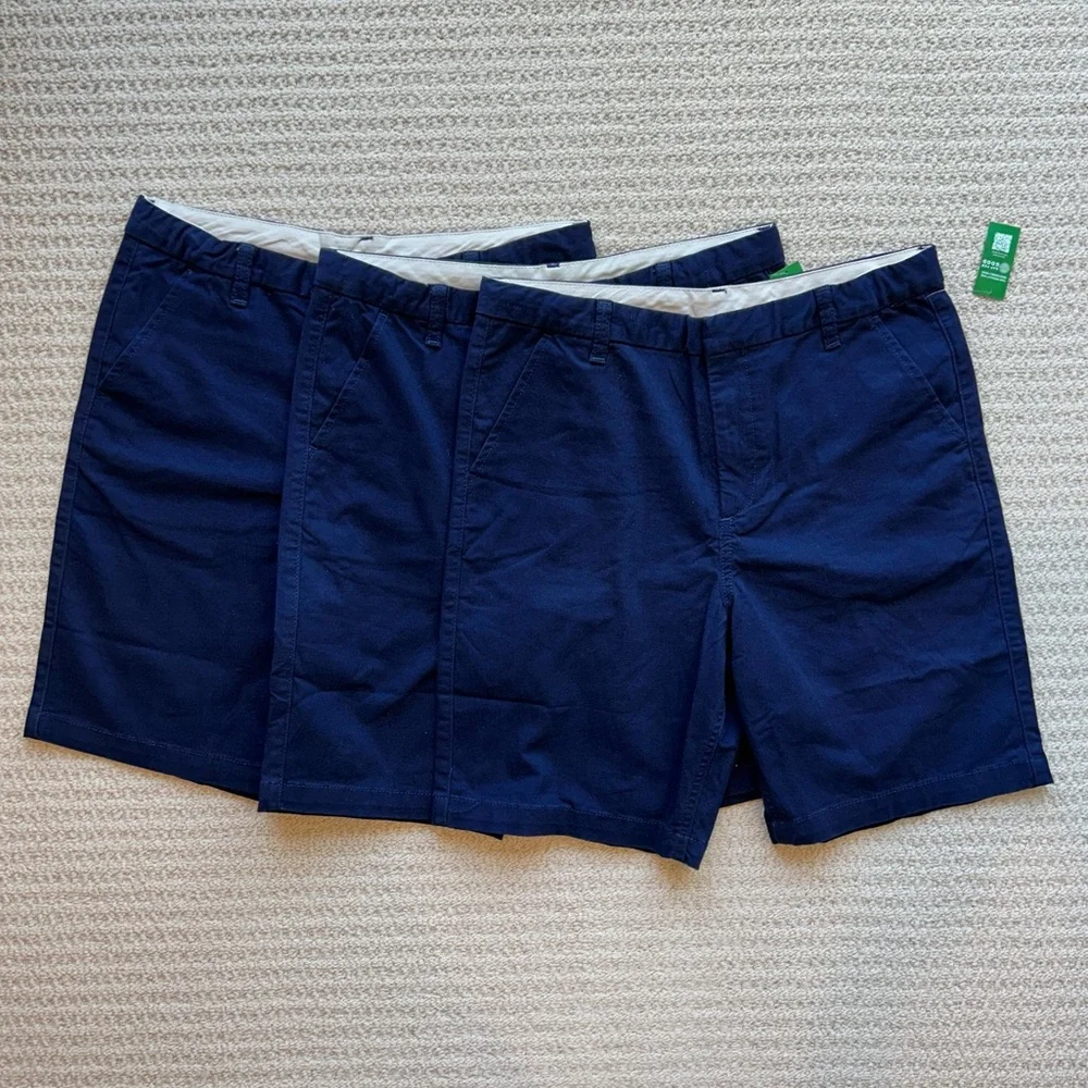 Boys GAP Navy Uniform Shorts Size 18 Husky